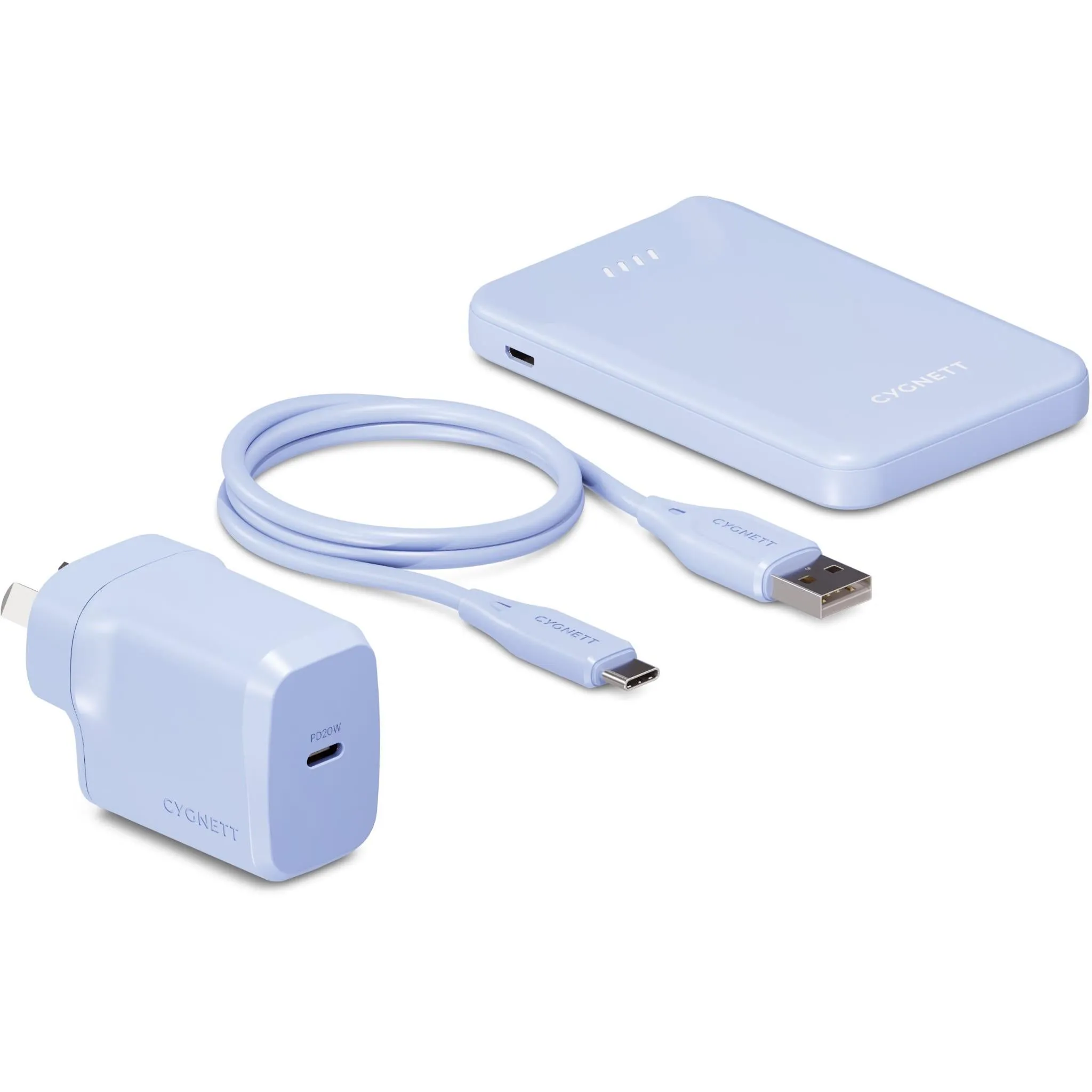 Cygnett Charge and Connect 20W USB-C PD Wall Charger (Blue)