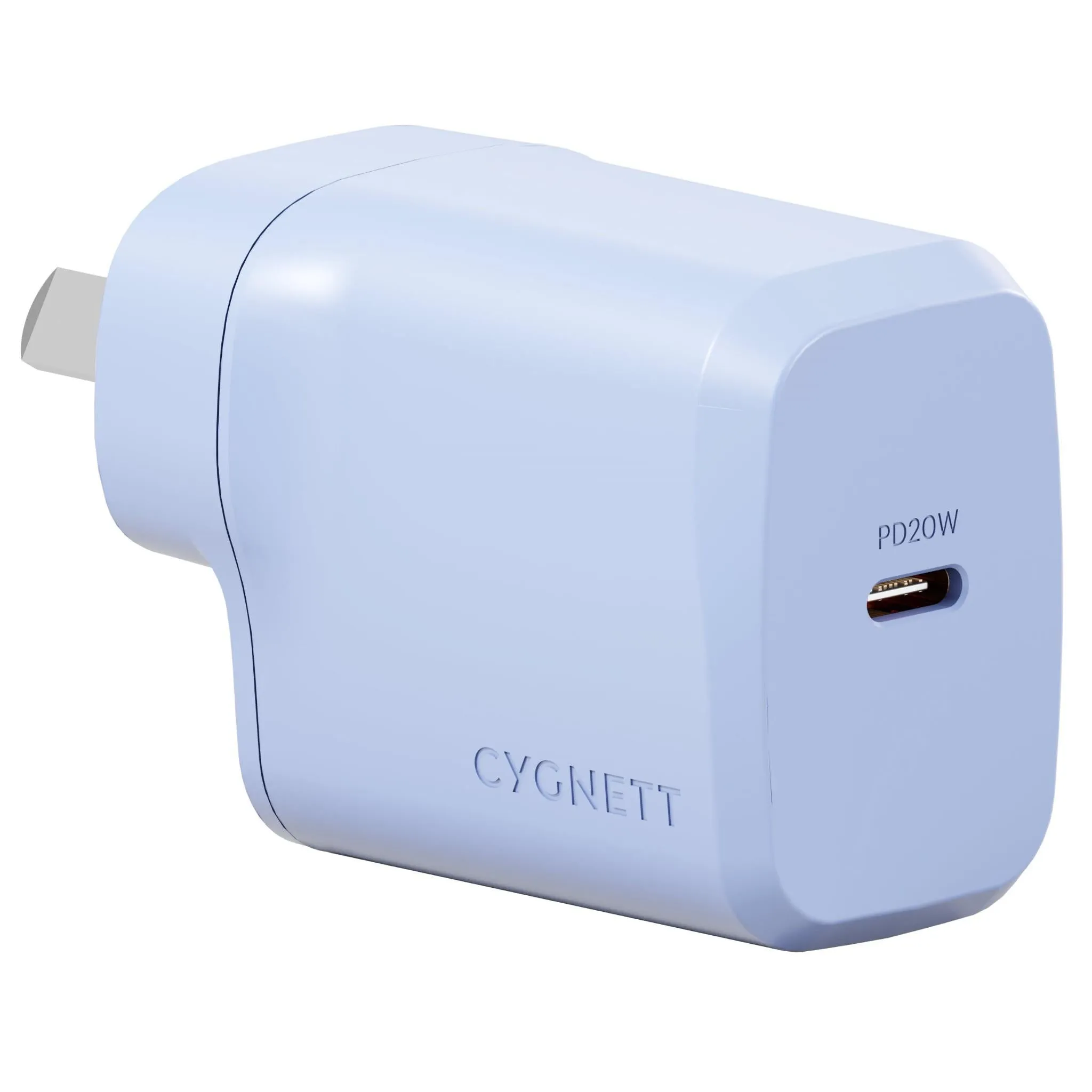 Cygnett Charge and Connect 20W USB-C PD Wall Charger (Blue)