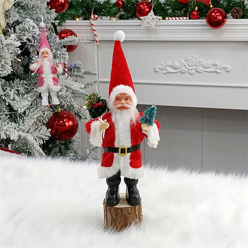 Decorative Christmas Doll Santa Claus Table Decoration Portable Figurine Ornaments