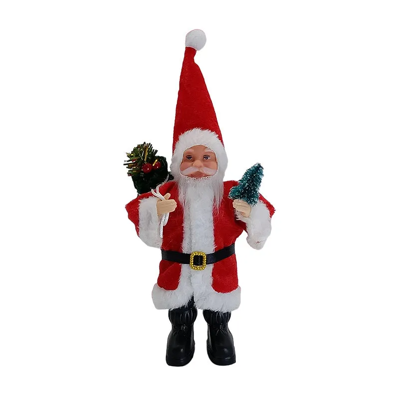 Decorative Christmas Doll Santa Claus Table Decoration Portable Figurine Ornaments