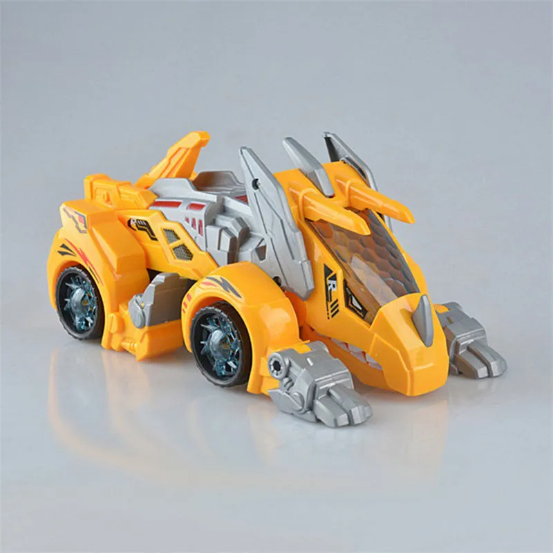 Dinosaur Transformer Car Toy with LED Light and Music