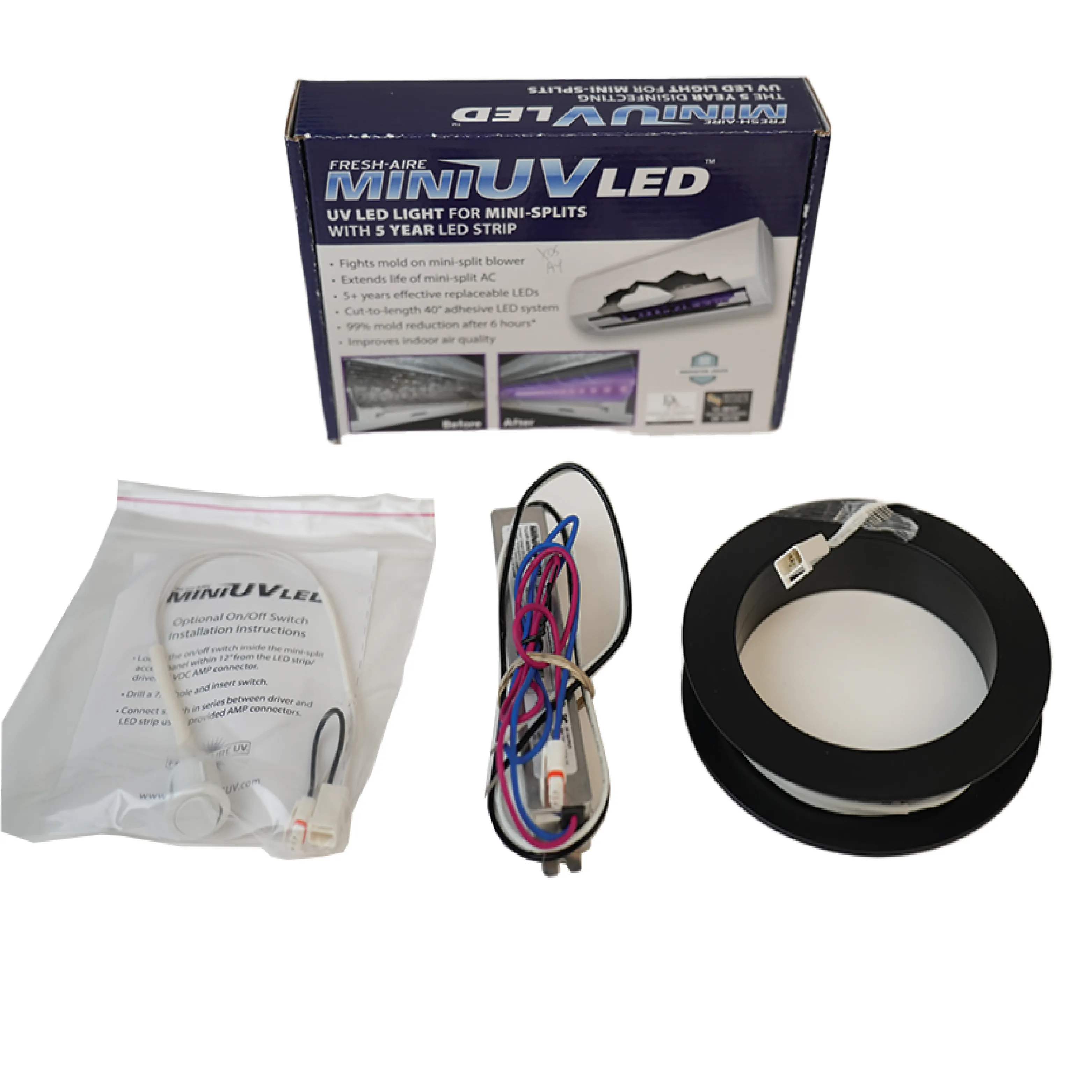 DiversiTech Mini Split UV LED Anti-Microbial Lights