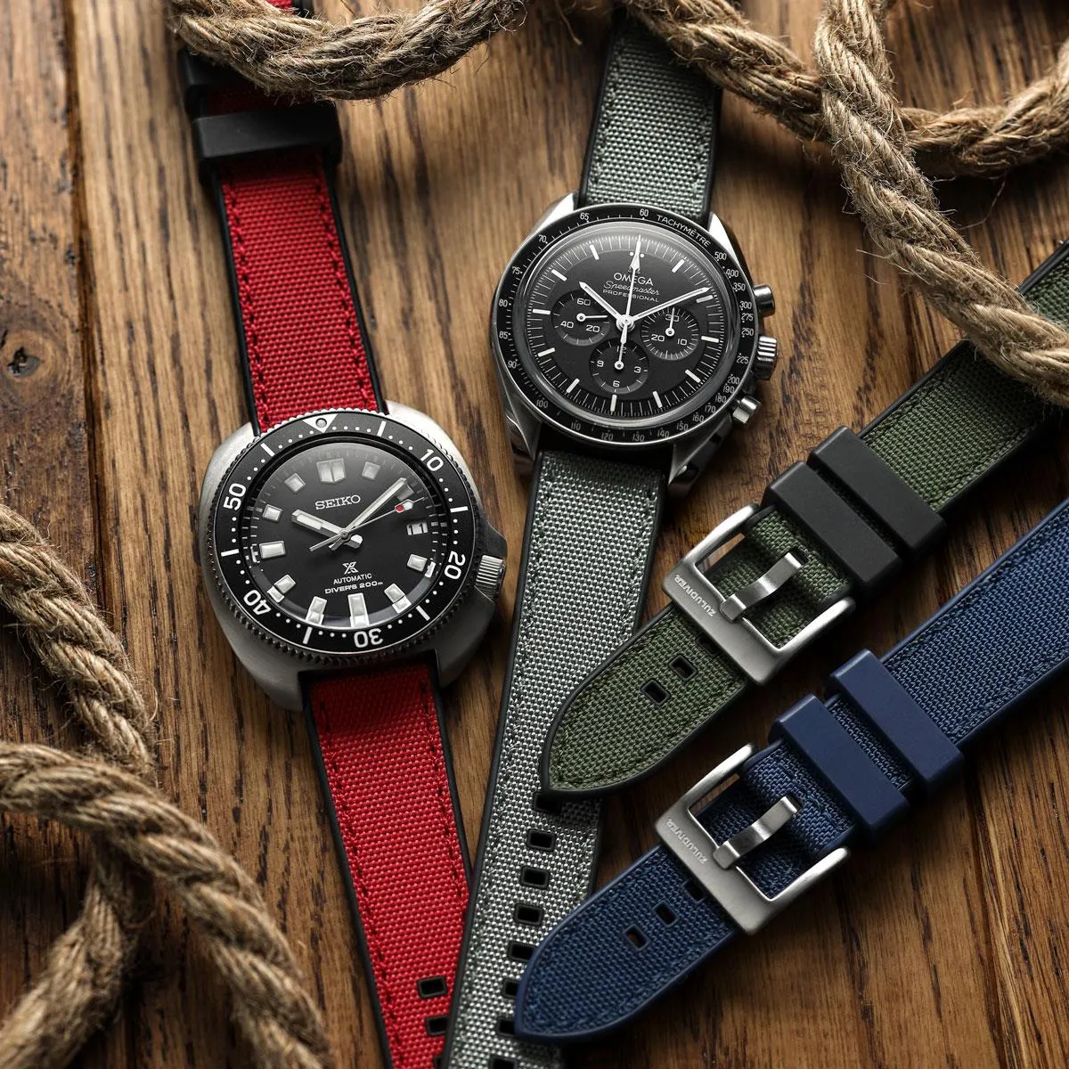 Endurance Extreme Rubber Watch Strap - Nautilus