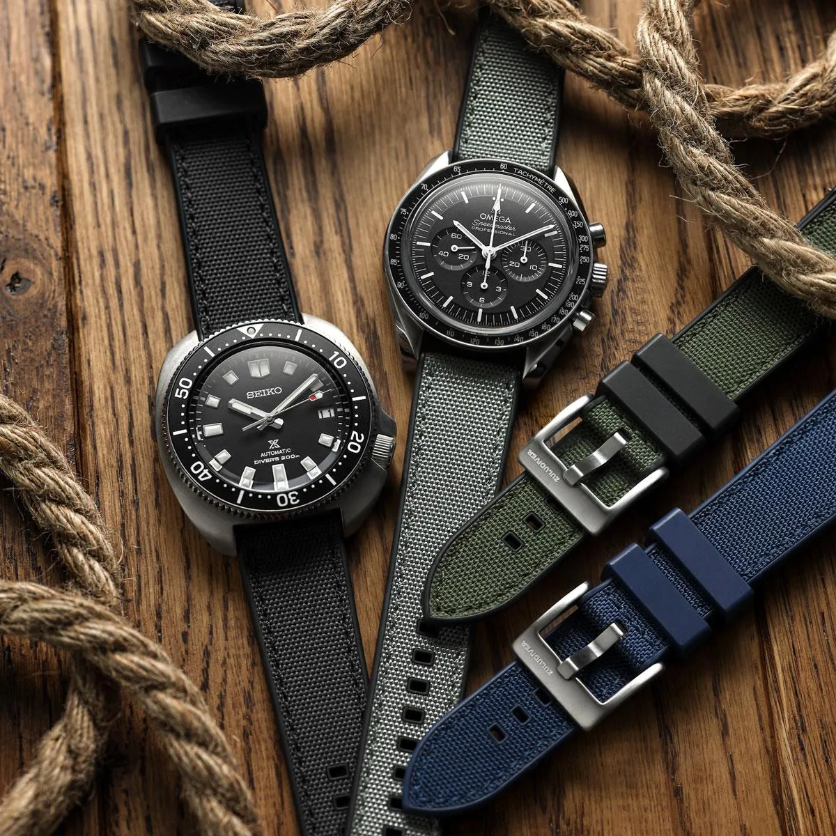 Endurance Extreme Rubber Watch Strap - Nautilus