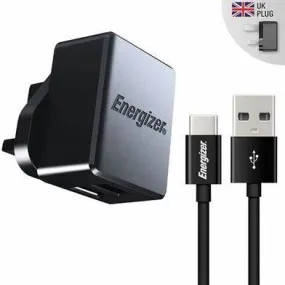 Energizer Wall Charger 3.4A 2Usb  Micro