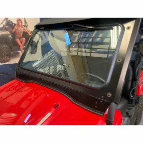 Extreme Metal Products Kawasaki Mule PRO-MX Vented Glass Windshield