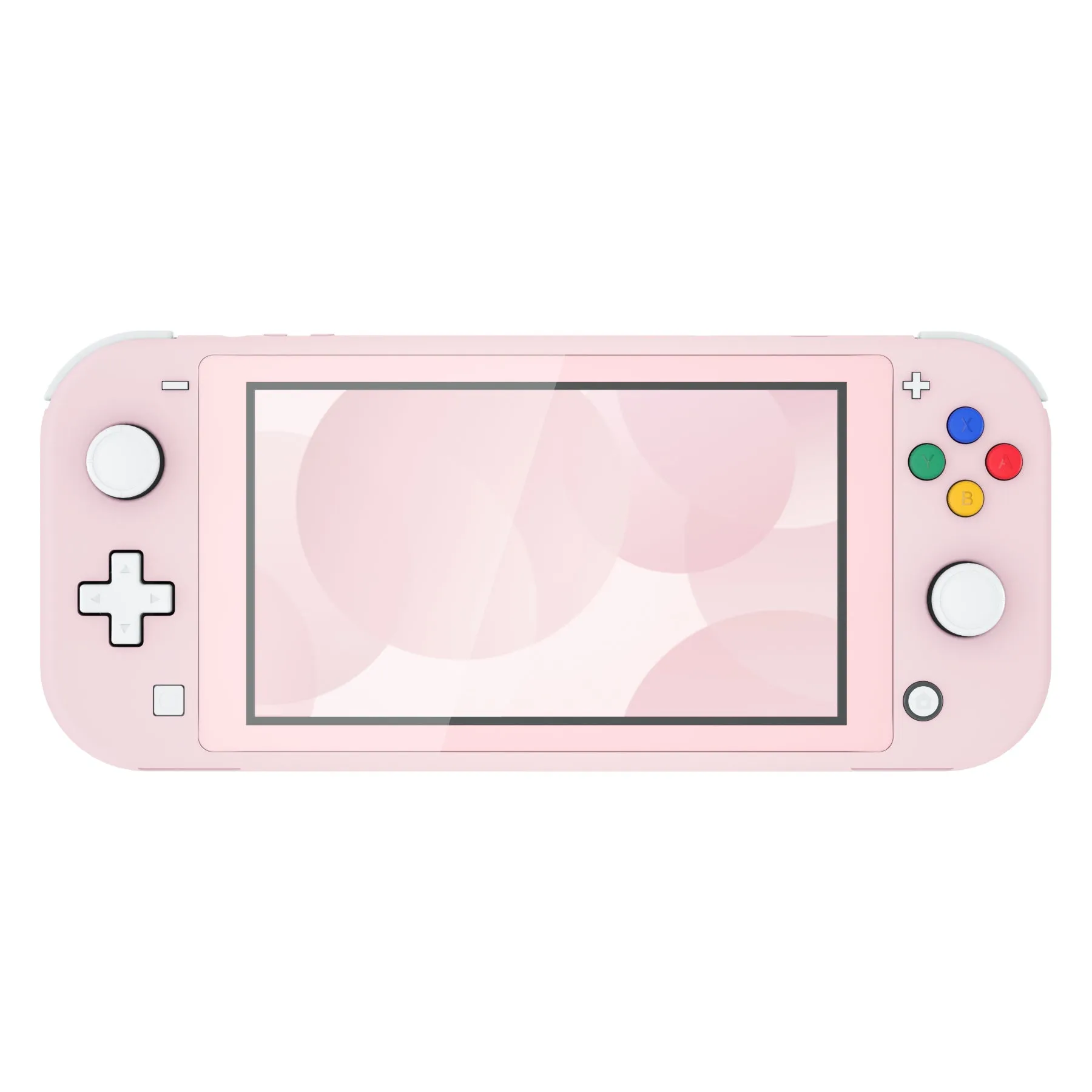 eXtremeRate Cherry Blossoms Pink DIY Replacement Shell for Nintendo Switch Lite, NSL Handheld Controller Housing w/ Screen Protector, Custom Case Cover for Nintendo Switch Lite - DLP306