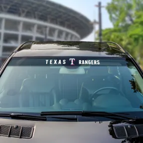 Fanmats Texas Rangers Sun Stripe Windshield Decal 3.25" x 34"