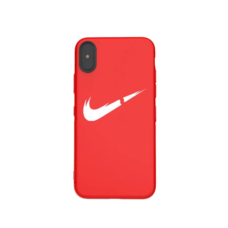 Fashion sports brand soft case for iphone 11 pro 2019 X XS MAX XR 8 7 6 6S plus phone cover matte silicone street logo coque