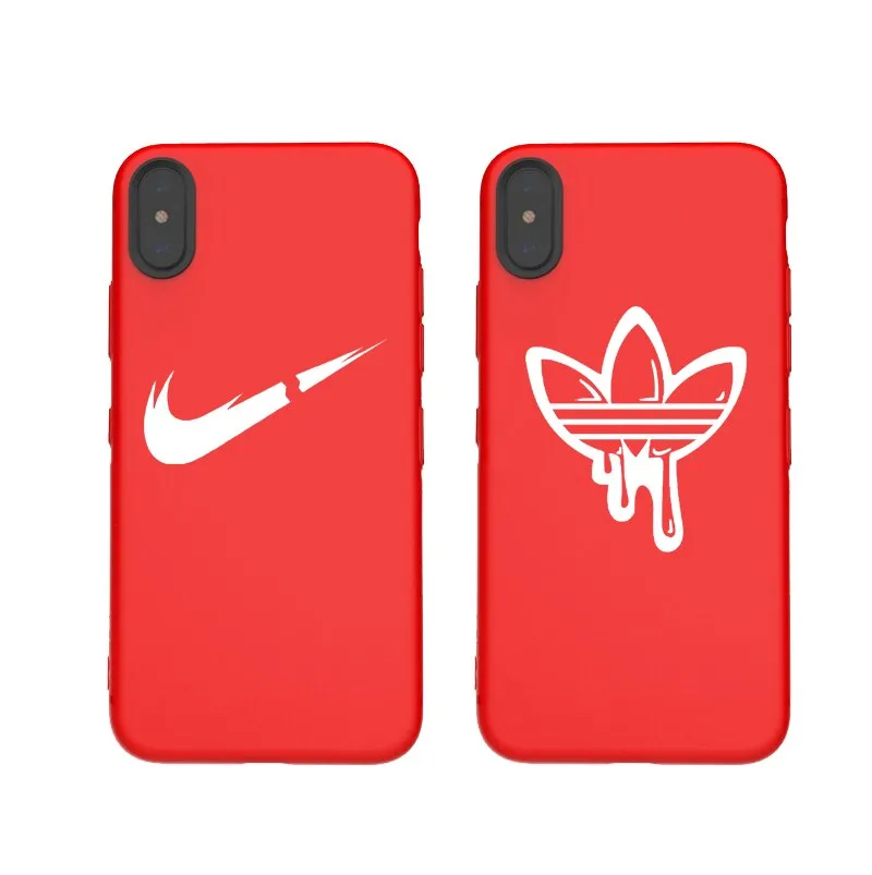 Fashion sports brand soft case for iphone 11 pro 2019 X XS MAX XR 8 7 6 6S plus phone cover matte silicone street logo coque