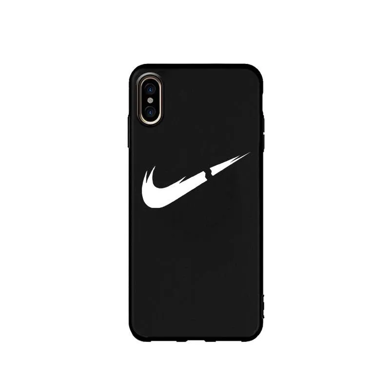 Fashion sports brand soft case for iphone 11 pro 2019 X XS MAX XR 8 7 6 6S plus phone cover matte silicone street logo coque