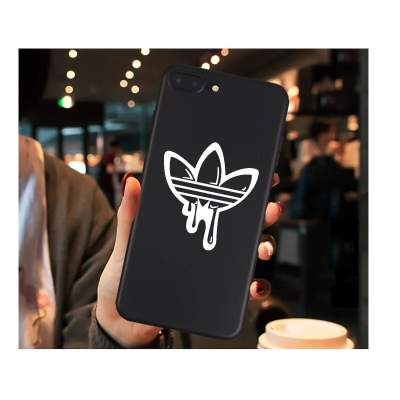 Fashion sports brand soft case for iphone 11 pro 2019 X XS MAX XR 8 7 6 6S plus phone cover matte silicone street logo coque