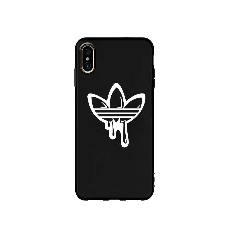 Fashion sports brand soft case for iphone 11 pro 2019 X XS MAX XR 8 7 6 6S plus phone cover matte silicone street logo coque