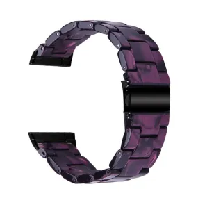 Fitbit Sense / Versa 3 resin bear watch strap - Purple Light