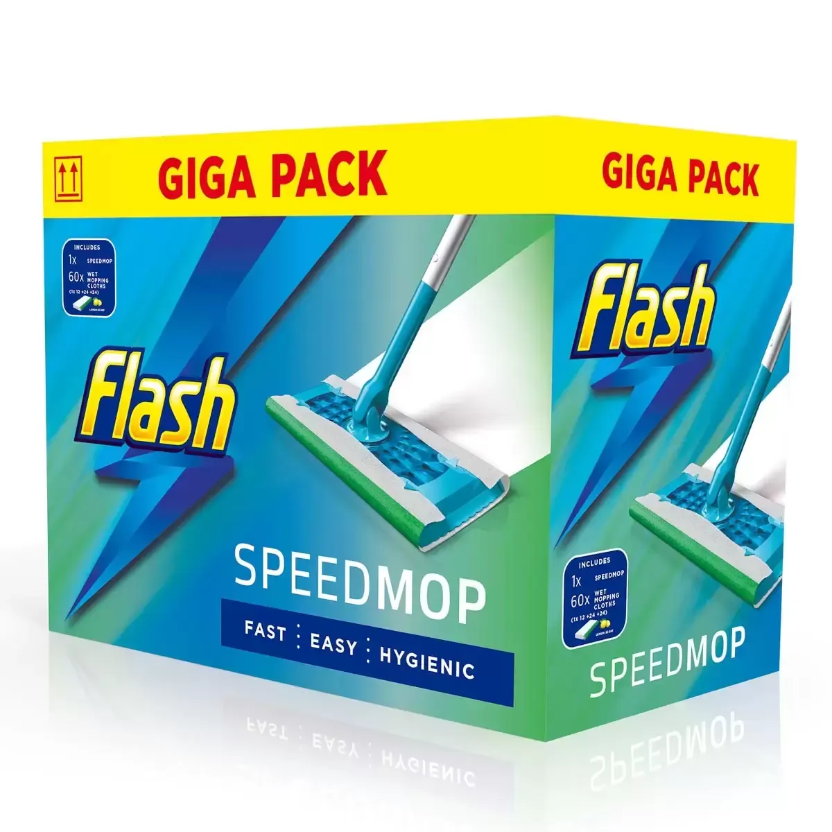 Flash Speedmop Starter Kit with 60 Wet Cloths