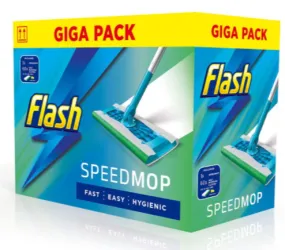 Flash Speedmop Starter Kit with 60 Wet Cloths