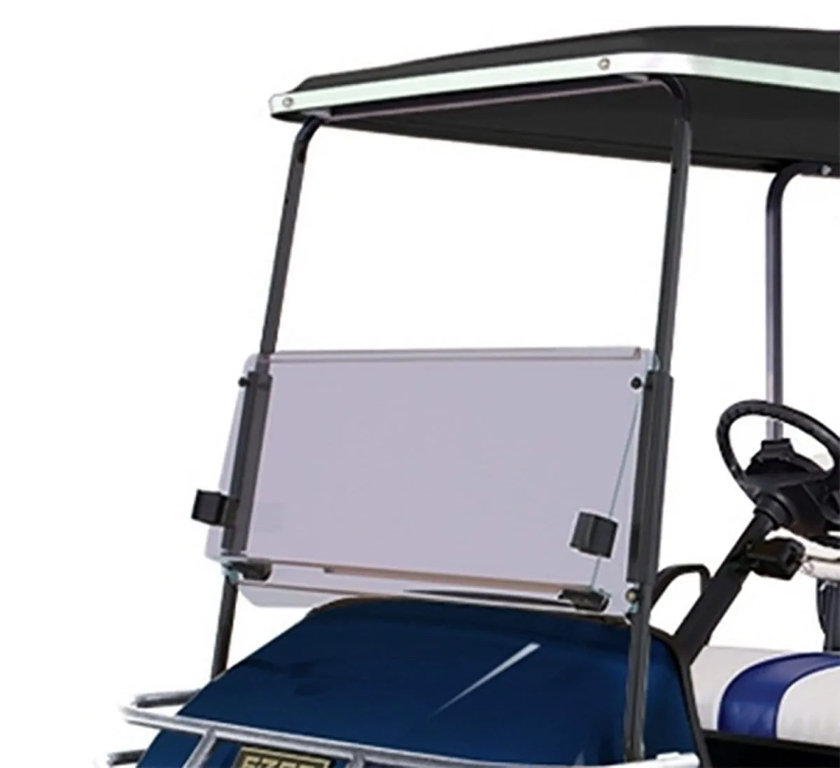 GCS™ EZGO TXT Tinted Golf Cart Folding Windshield (1996-2013)