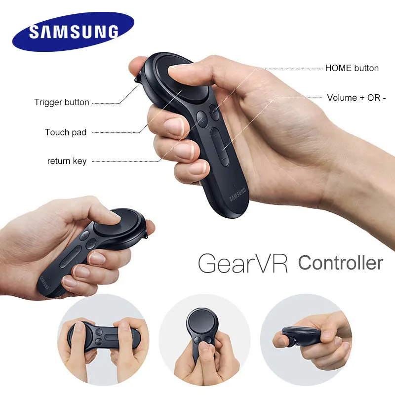 Gear VR 5.0 3D Glasses Samsung VR 3D Box for Samsung Galaxy S8 S8  Note7 Note 5 S7 etc Smartphones with Bluetooth Controller #refresh