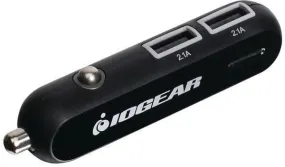 GearPower Dual USB Car Charger 4.2A by IOGEAR GPAC2U4