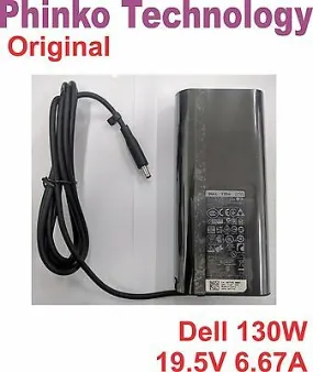 Genuine DELL Slim 130W Power Adapter Charger for Precision M3800