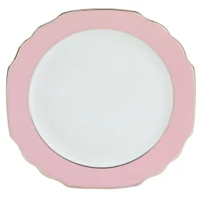 Georgian ColorSheen Pink Charger - Platinum