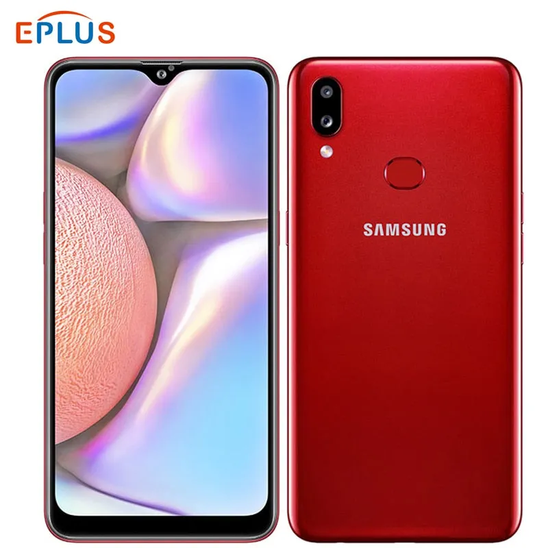 Global Samsung Galaxy A10S A107F/DS Dual SIM Mobile Phone Android 9.0 2GB RAM 32GB ROM 6.2" 13MP 4000mAh Fingerprint 4G Phone