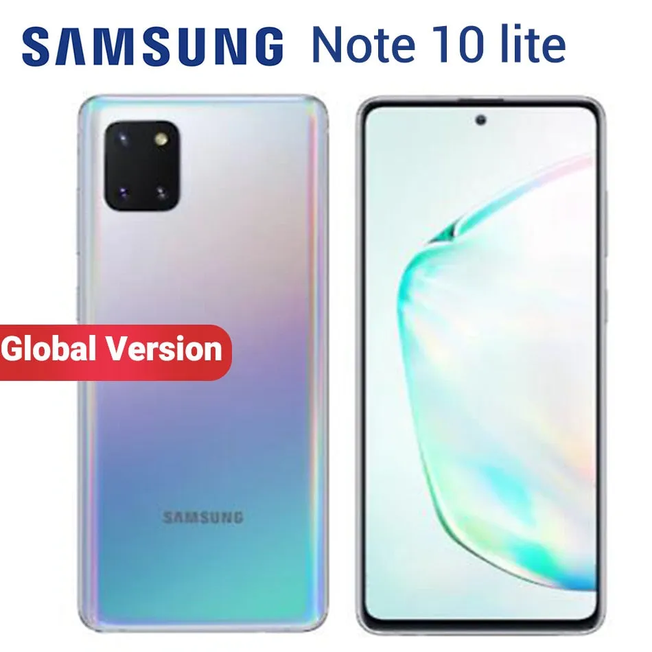 Global Version Samsung Galaxy Note 10 Lite N770F/DS 8GB 128GB Mobile Phone 6.7" Exynos 9810 Front 32MP Dual SIM NFC Smartphone