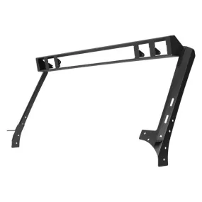 Go Rhino WLF Windshield Light Frame Jeep Wrangler (07-18) [30" Light Bar & Four 3" Cubes]