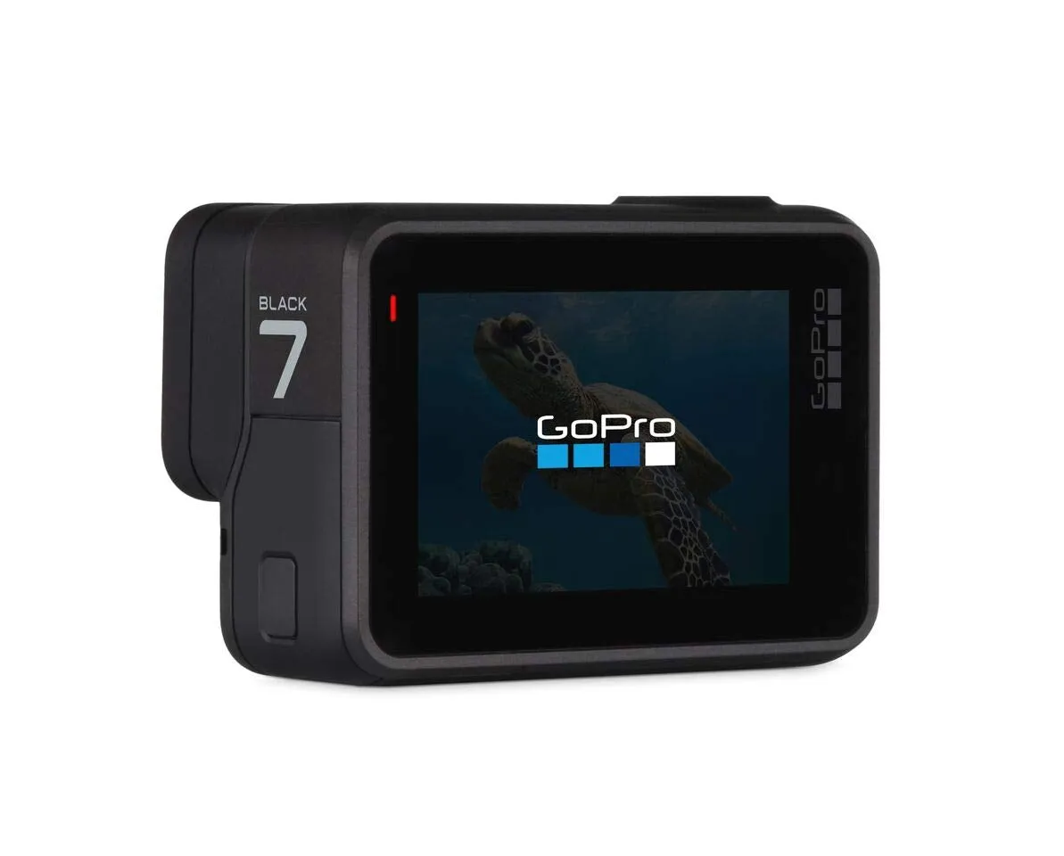 GoPro Hero 7 Black with Shorty, SD Card and Battery