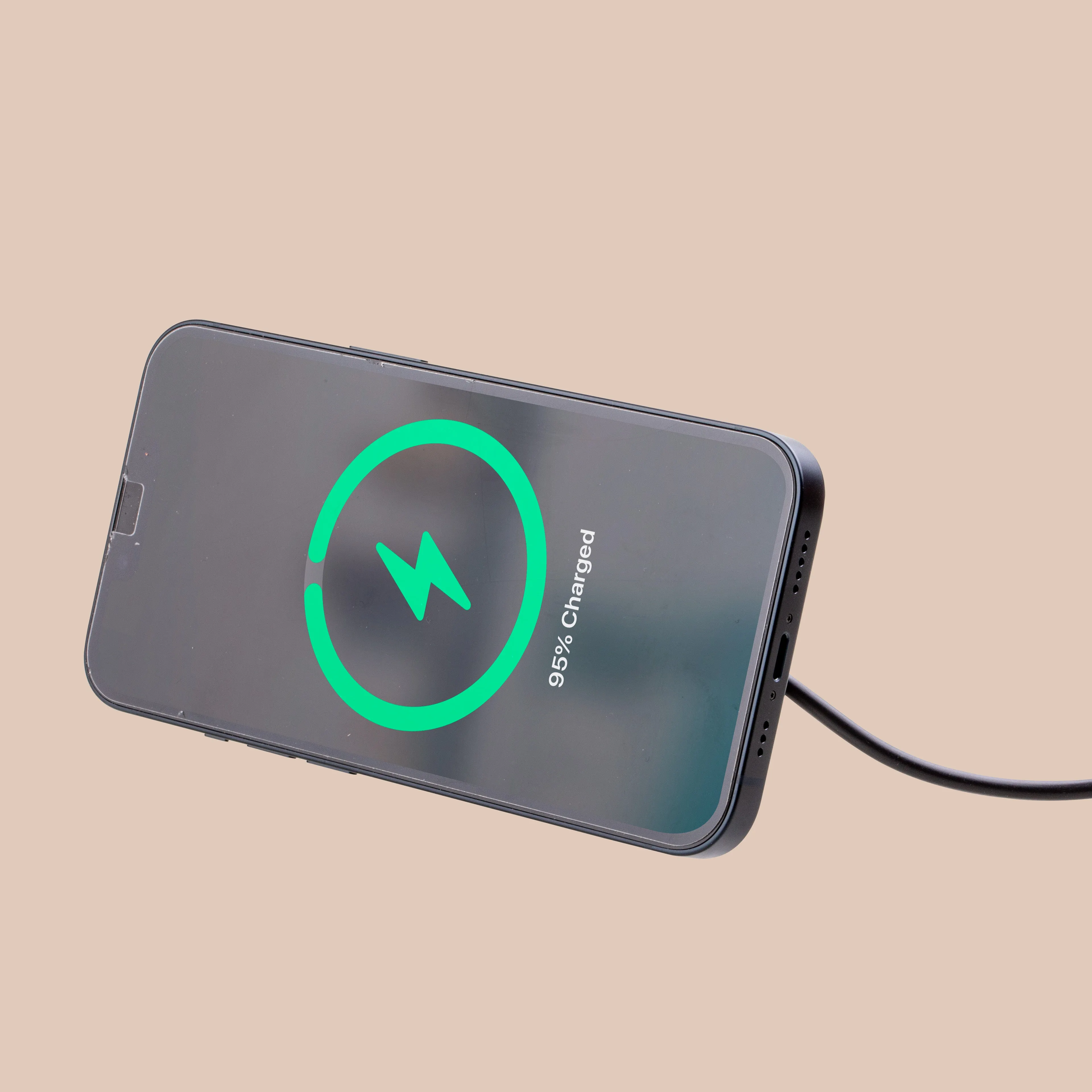 Green Polka Dots Wireless Charger