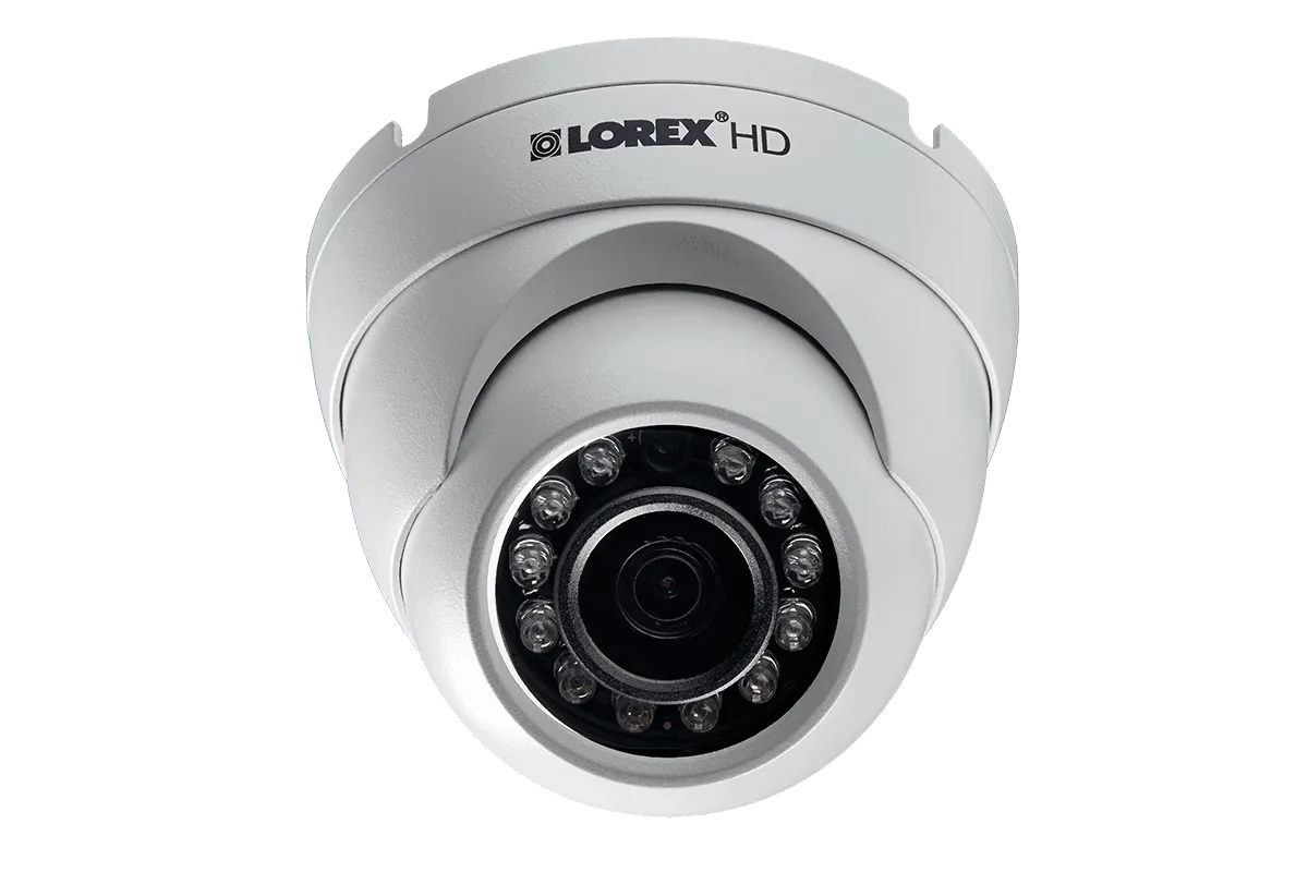 HD 1080p Home Security System with 6 Dome Cameras (4 with Varifocal Zoom Lenses)