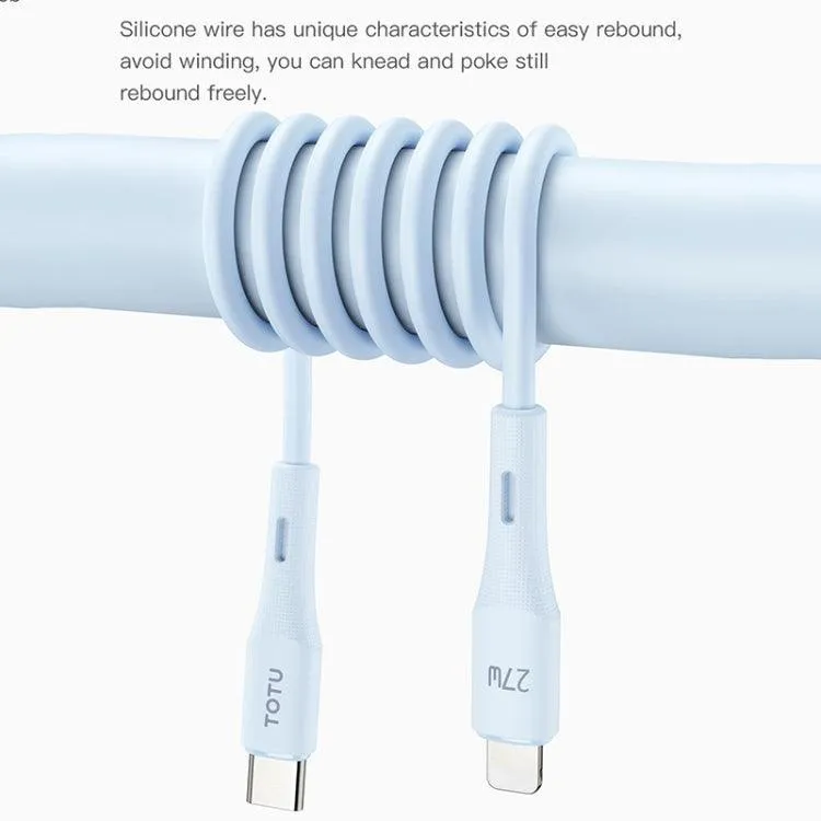 High-Speed 1m Silicone Data Cable with 5A Output and Anti-Break Design