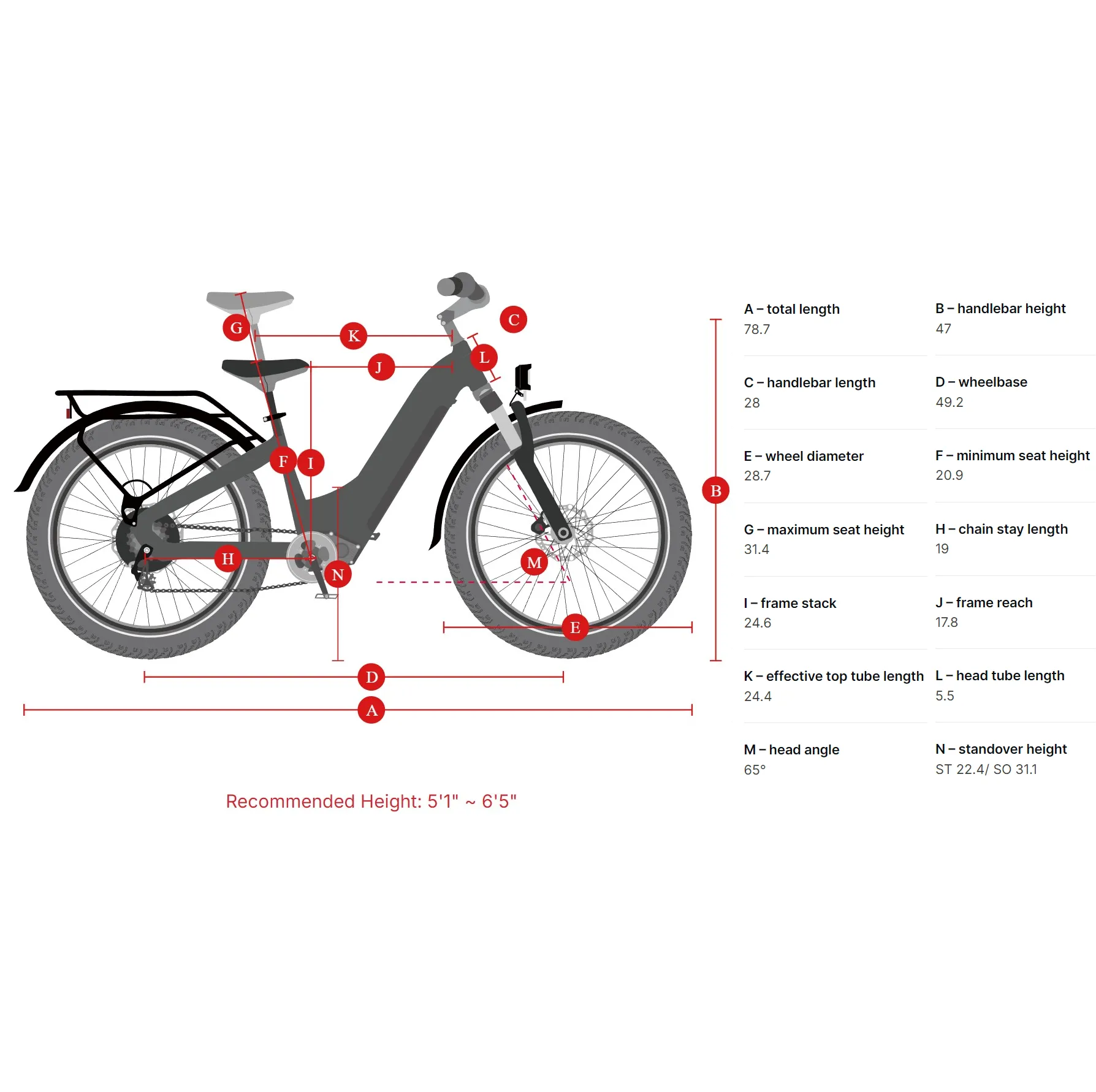 Himiway 500W 48V D5 Pro ST Premium All-Terrain Mid-Drive Fat Tire Step-Thru Electric Bike