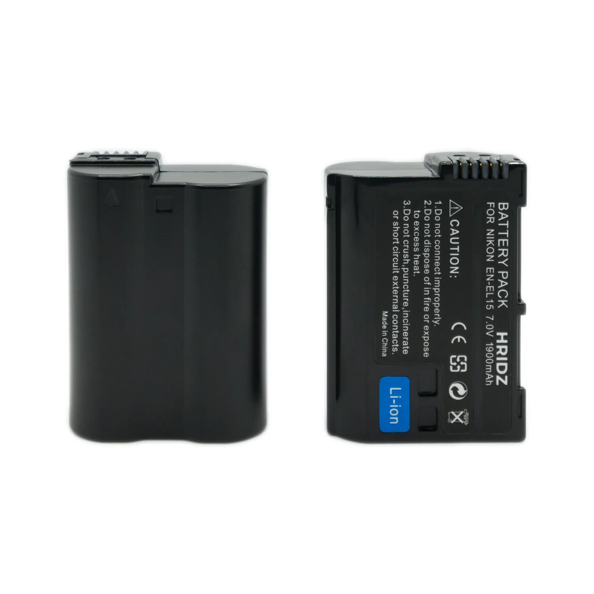 Hridz EN-EL15 Battery Pack for Nikon Z8 Z6 Z7 D780 D500 D600 D610 D750 D800 D810 D850