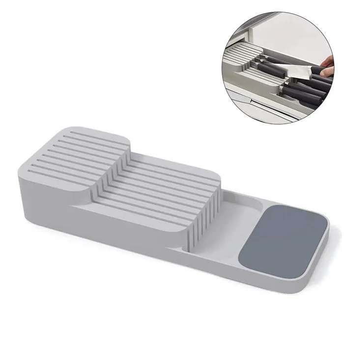 In-Drawer Knife Organiser Kitchen Knife Holder Storage for 9 Knives