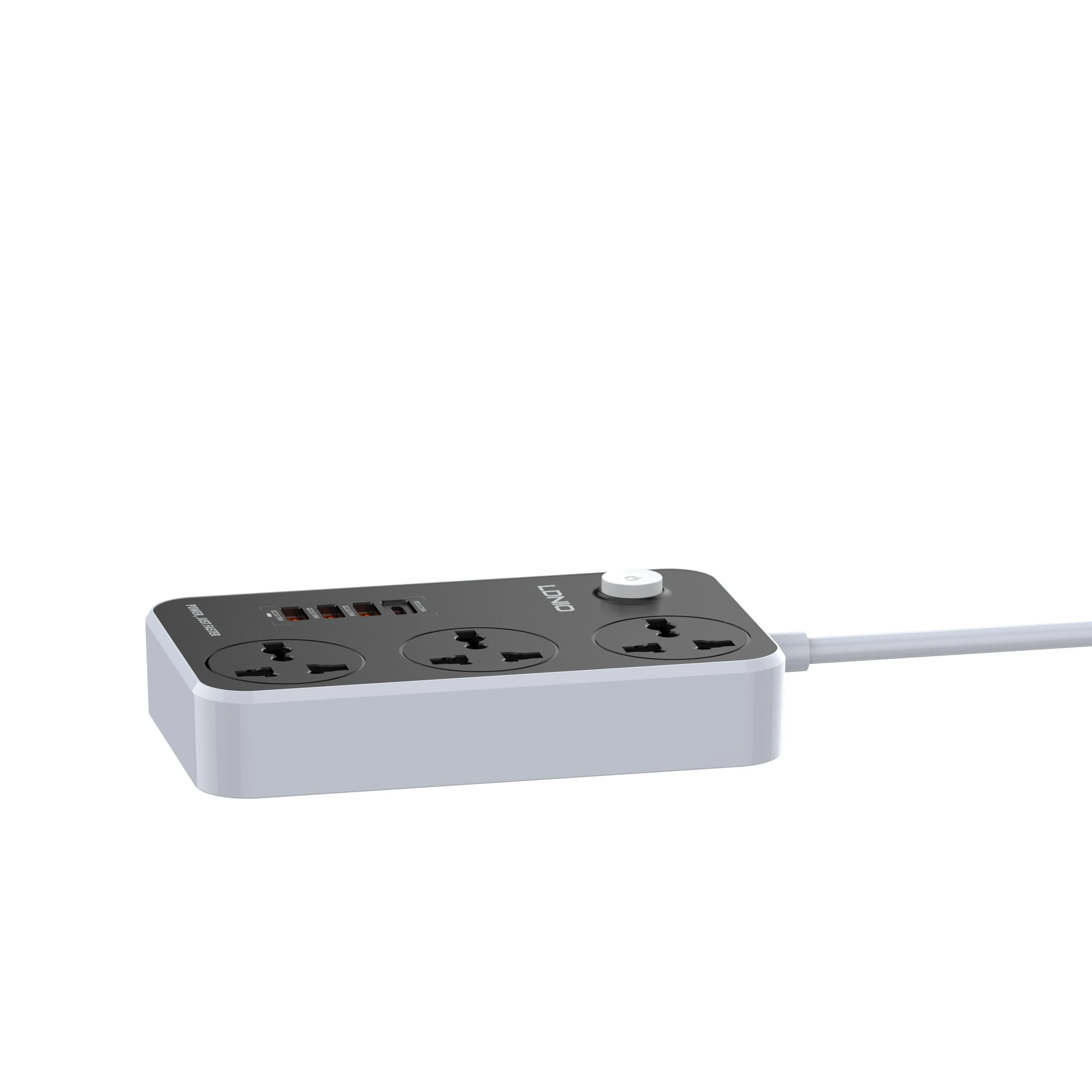 LDNIO Super Fast Charging Power Strip With 3 USB Ports and Type-C Port