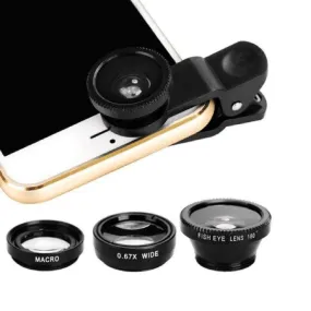 Lens Kit 3-in-1 for Cell Phones