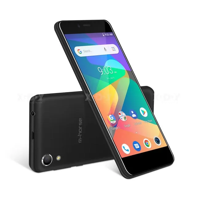 M-HORSE M1 Smartphone Quad Core Android 8.1 2000mAh Cellphone 1GB 8GB 5.0 inch 18:9 Screen Dual Camera 3G Mobile Phone