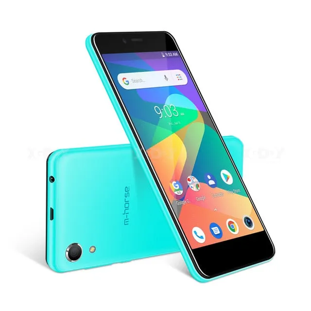 M-HORSE M1 Smartphone Quad Core Android 8.1 2000mAh Cellphone 1GB 8GB 5.0 inch 18:9 Screen Dual Camera 3G Mobile Phone