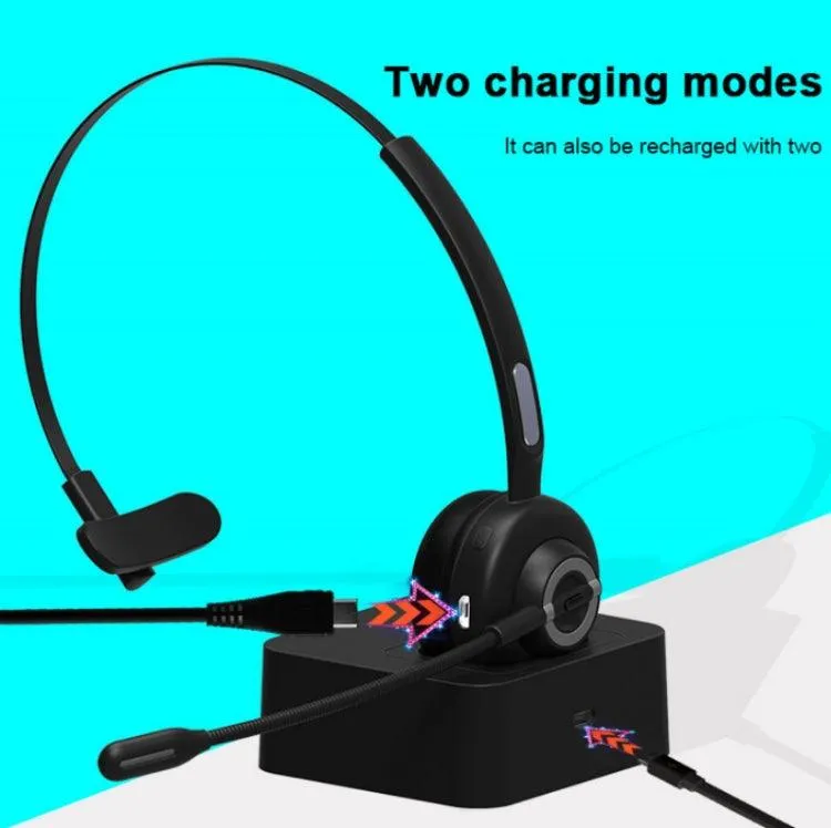 M97 Bluetooth 5.0 Mono Earphone with Quick Charging Dock