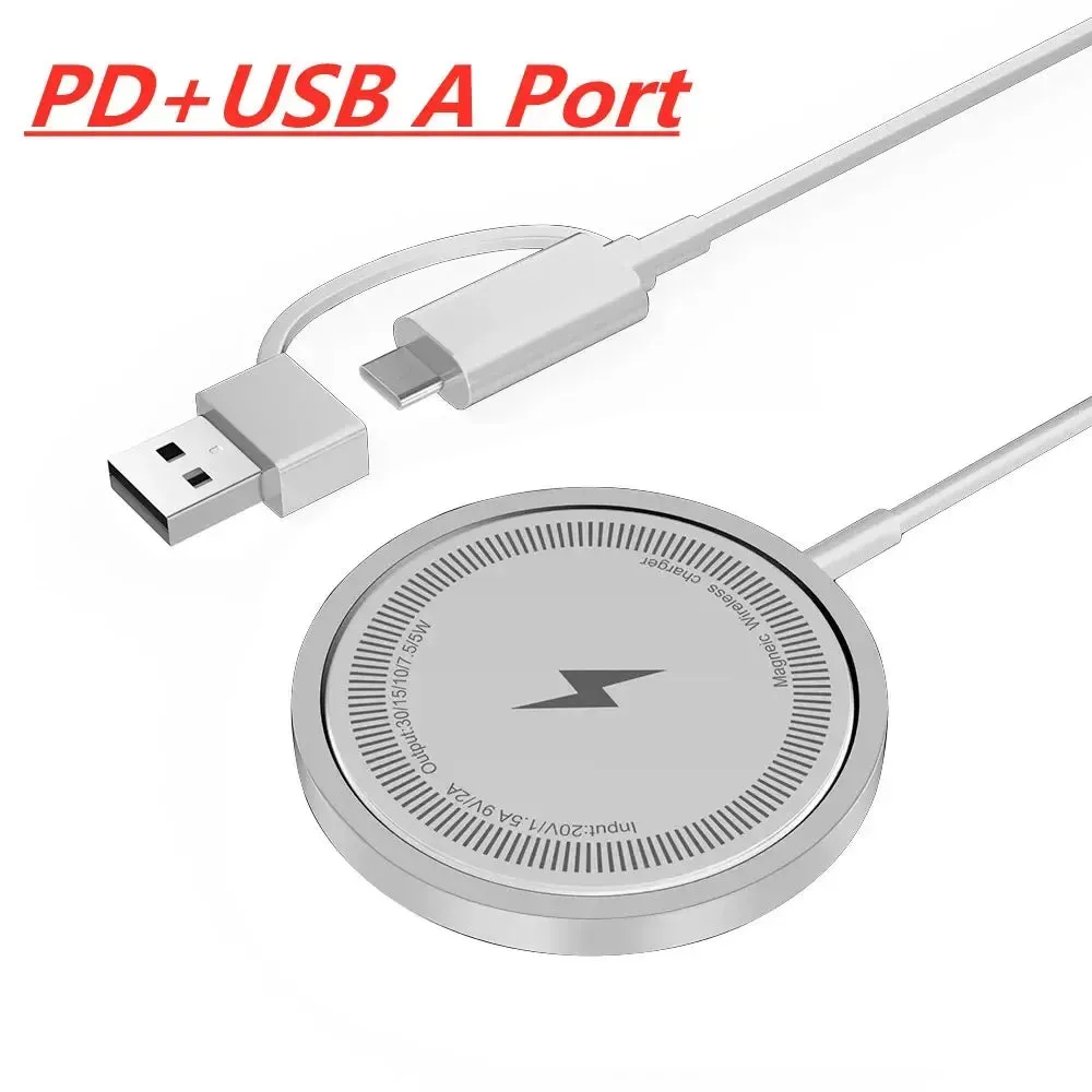 magnetic chargers|30W Magnetic Chargers Fast Wireless Charger Pad Stand for iPhone 15 14 13 12 11 Pro Max Airpods PD Macsafe Phone Charging Dock