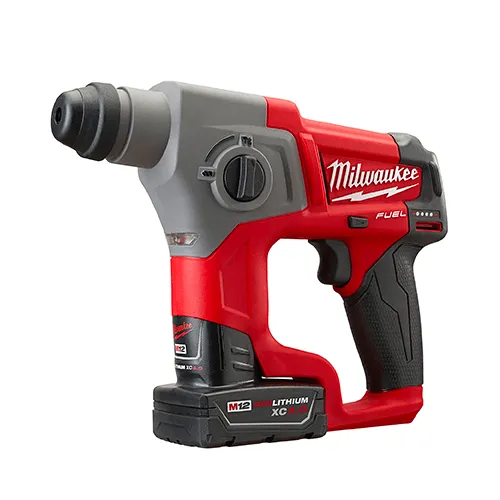 Milwaukee 2416-21XC M12 FUEL 12V 5/8-Inch 4.0Ah SDS-Plus Rotary Hammer Kit