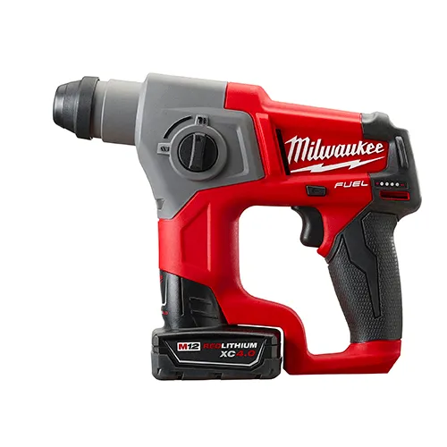 Milwaukee 2416-21XC M12 FUEL 12V 5/8-Inch 4.0Ah SDS-Plus Rotary Hammer Kit