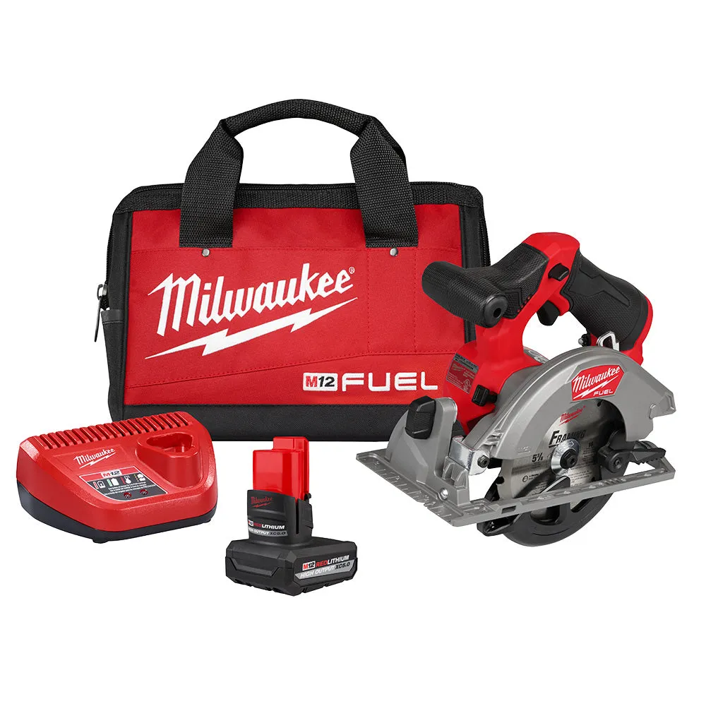 Milwaukee 2521-21HO M12 FUEL 12V 5-3/8" Cordless Circular Saw Kit