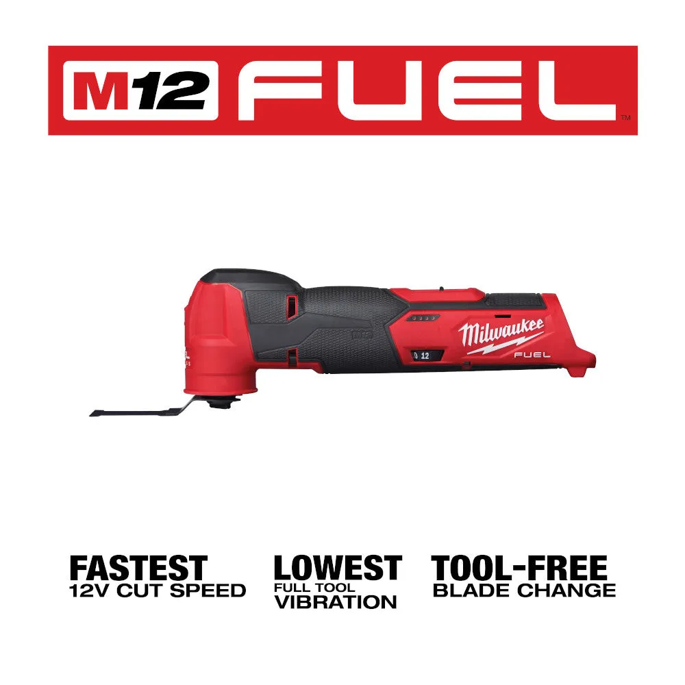 Milwaukee 2526-20x2BSK M12 FUEL 12V Oscillating Multi-Tool Bundle w/ Starter Kit