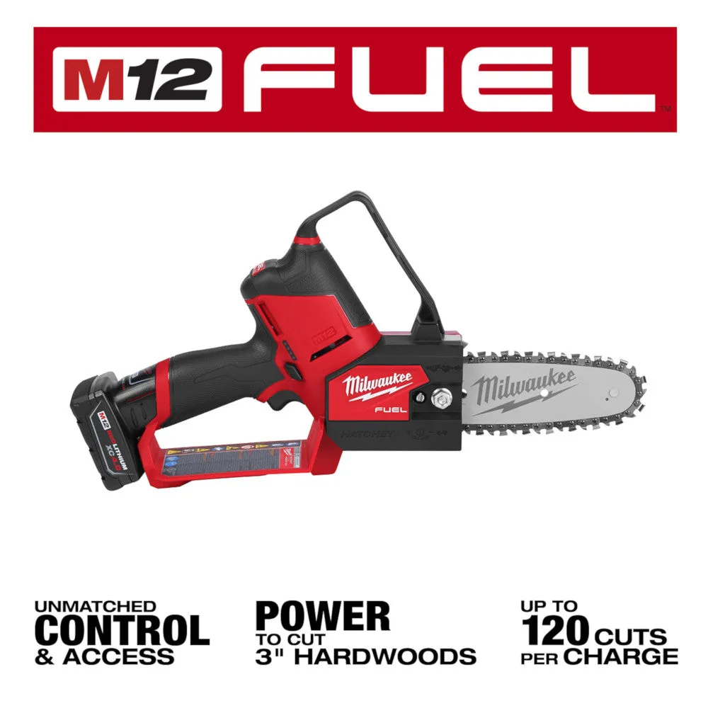 Milwaukee 2527-21 M12 FUEL 12V HATCHET 6" Brushless Cordless Pruning Saw Kit