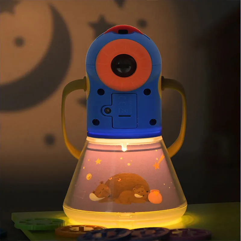 Multifunction Bedtime Story Projection Flashlight Toys for Kids