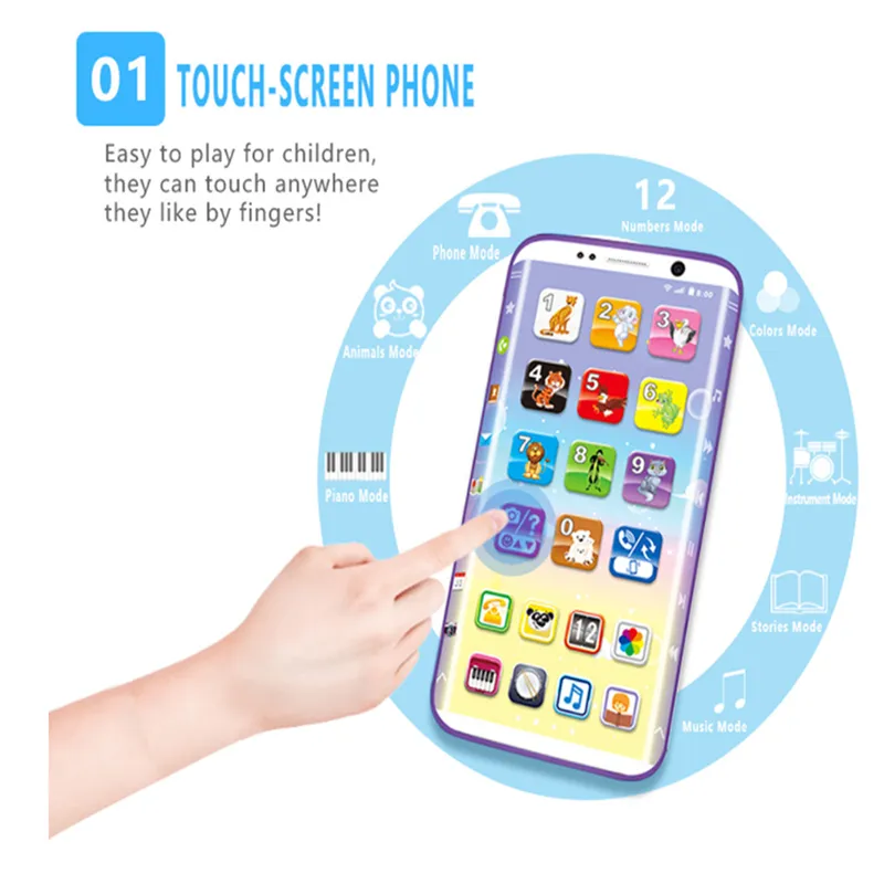 Music Sound Light Simulation Children Smart Phone Toy