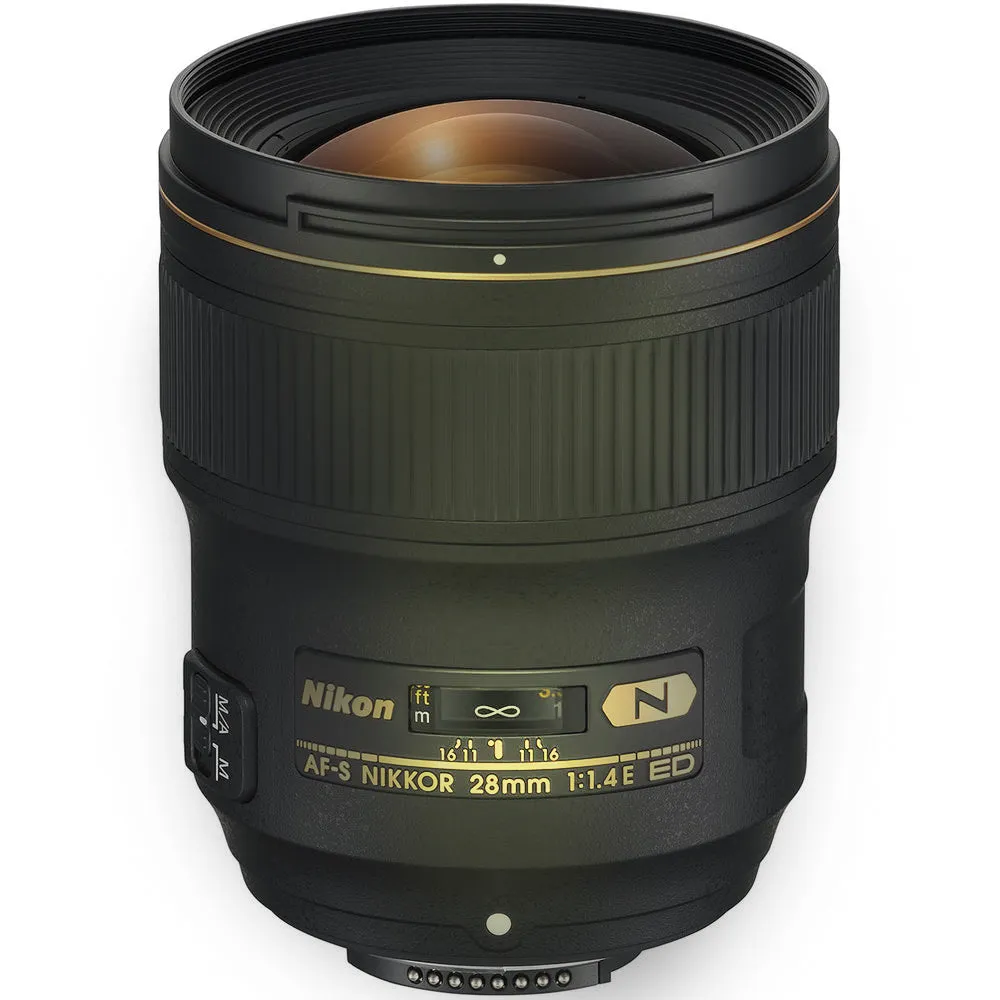 Nikon AF-S NIKKOR 28mm f/1.4E ED f/1.4-16 Fixed Zoom Camera Lens   UV Filter