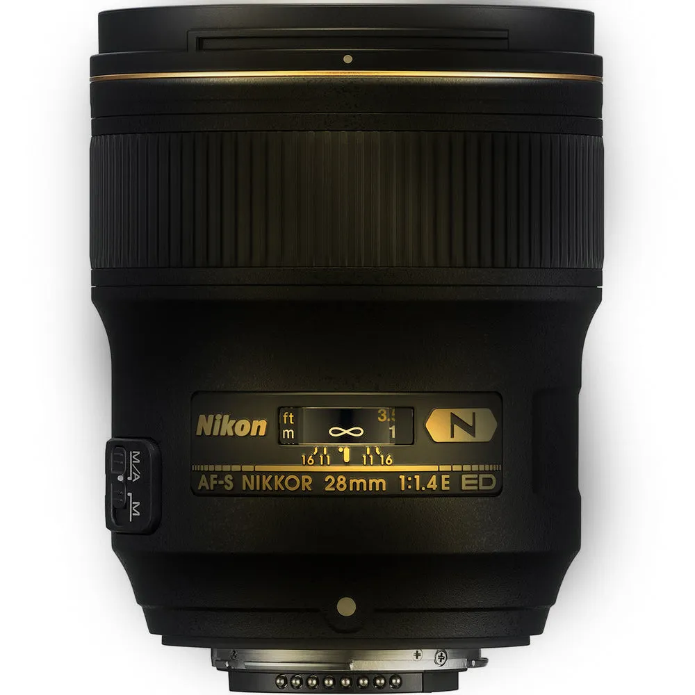 Nikon AF-S NIKKOR 28mm f/1.4E ED f/1.4-16 Fixed Zoom Camera Lens   UV Filter